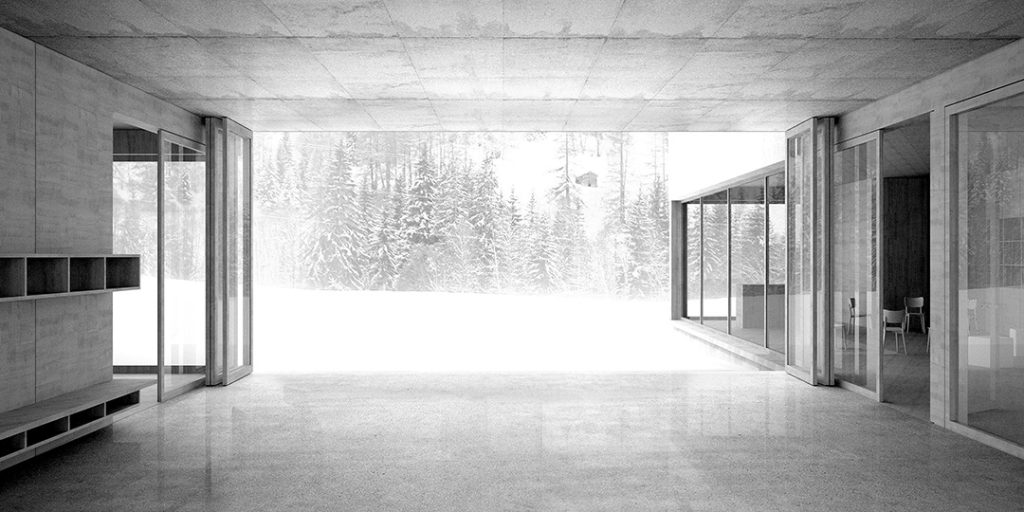 Evolène Competition 2nd Prize Office Oblique